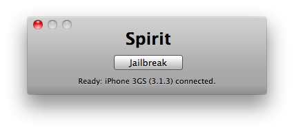 Cómo hacer Jailbreak a tu iPhone usando Spirit (Mac) [3.1.2, 3.1.3]