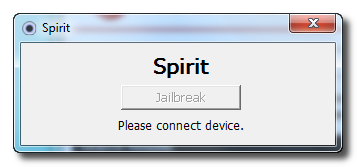 Jailbreak je iPhone met behulp van Spirit (Windows) [3.1.2, 3.1.3]