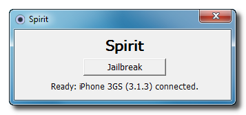 Spiritを利用したiPhoneのJailBreak方法 (Windows) [3.1.2, 3.1.3]