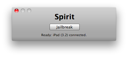 Cómo liberar su iPad utilizando Spirit (Mac) [3.2]