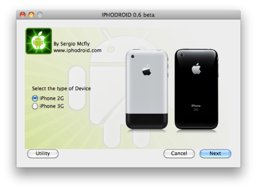 Comment Installer Android sur Votre iPhone 2G, 3G [iPhoDroid]